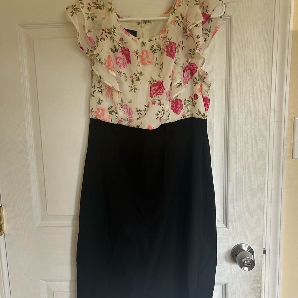 Alyx Women’s Floral Dress with Cream and Pink Accents Size 8